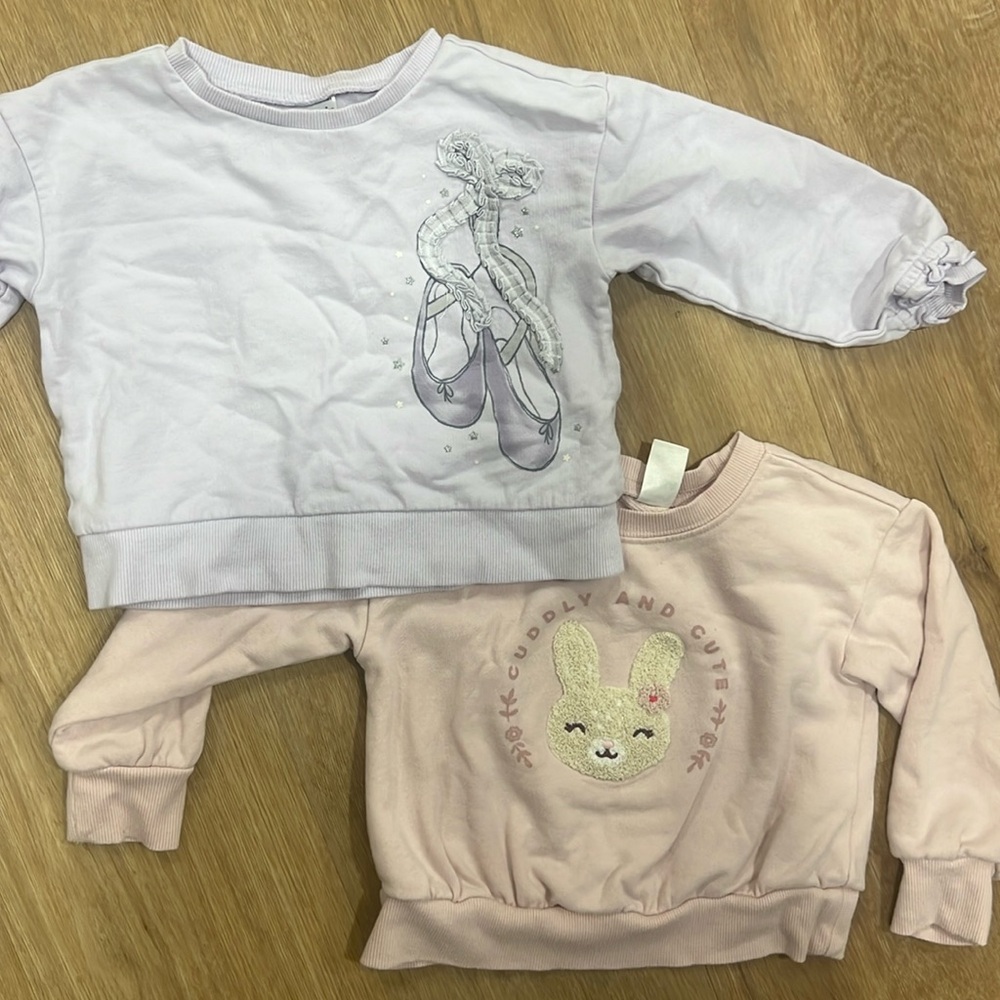 Carter's Lavender and Pink Kids Sweatshirts bundle